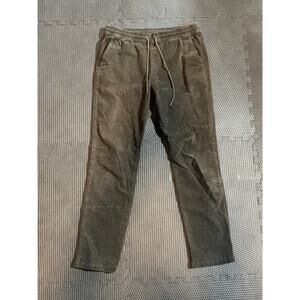 Unbranded Soft Corduroy Pants – Medium – Elastic Waist – Olive Green